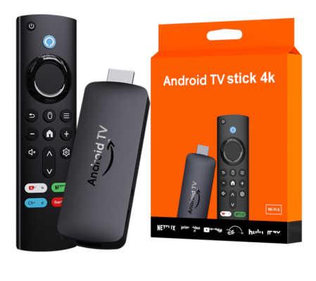 I96 D6 4K Android TV Stick – Android 14, Dual-Band Wi-Fi
