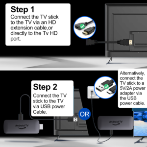 Alternative view of I96 D6 4K Android TV Stick – Android 14, Dual-Band Wi-Fi